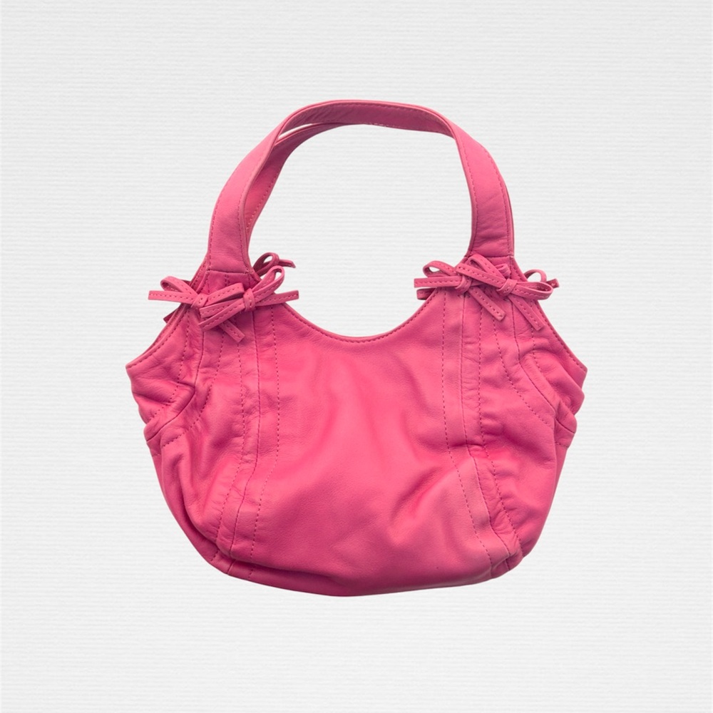 DKNY Y2K Bright Pink Bow Handbag